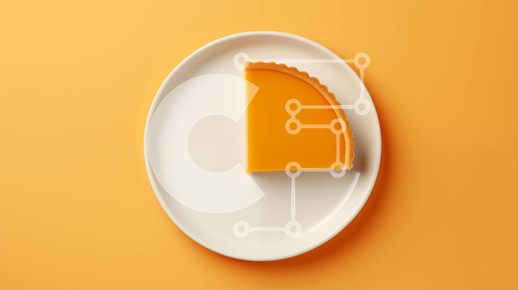 Σετ των 2 Intra Συλλεκτικό Ξύλινο Παζλ Plywood  4mm - Νόστιμη πορτοκαλόπιτα σε λευκό πιάτο Σε Ξύλινο Κουτί - Διαστάσεις: 10x10 cm – 25 κομμάτια