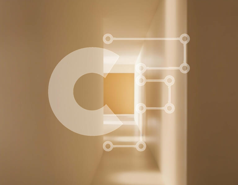 Intra Συλλεκτικό Ξύλινο Παζλ Plywood  4mm - Μακρύς διάδρομος με λευκούς τοίχους και ανοιχτόχρωμο δάπεδο Σε Ξύλινο Κουτί - Διαστάσεις Puzzle: 10x10 cm – 25 κομμάτια