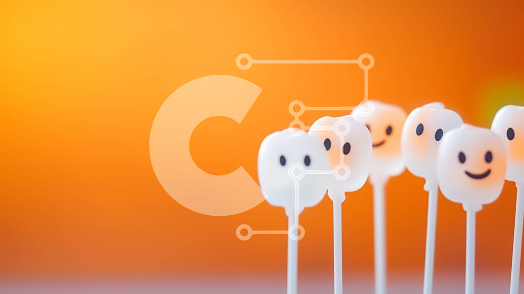 Intra Συλλεκτικό Ξύλινο Παζλ Plywood  4mm - Ομάδα λευκών γλειφιτζούρια με χαμογελαστά πρόσωπα σε ραβδιά Σε Ξύλινο Κουτί - Διαστάσεις: 10x10 cm – 25 κομμάτια