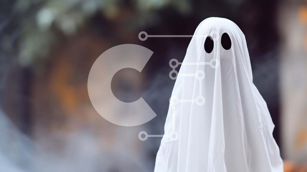 Intra Συλλεκτικό Ξύλινο Παζλ Plywood  4mm - Στολή φαντασμάτων για αποκριάτικες γιορτές Σε Ξύλινο Κουτί - Διαστάσεις: 10x10 cm – 25 κομμάτια