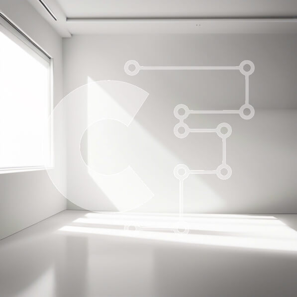 Intra Συλλεκτικό Ξύλινο Παζλ Plywood  4mm - Μινιμαλιστικό λευκό δωμάτιο με άπλετο φυσικό φως Σε Ξύλινο Κουτί - Διαστάσεις Puzzle: 10x10 cm – 25 κομμάτια