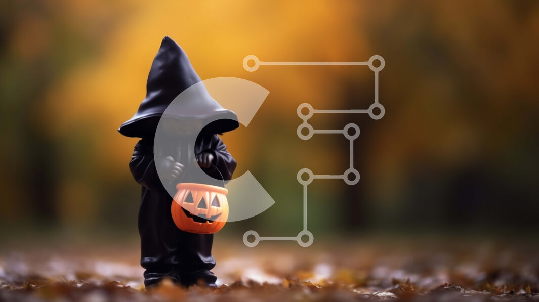 Intra Συλλεκτικό Ξύλινο Παζλ Plywood  4mm - Ειδώλιο αποκριάτικων κοστουμιών με κολοκύθες Σε Ξύλινο Κουτί - Διαστάσεις Puzzle: 10x10 cm – 25 κομμάτια