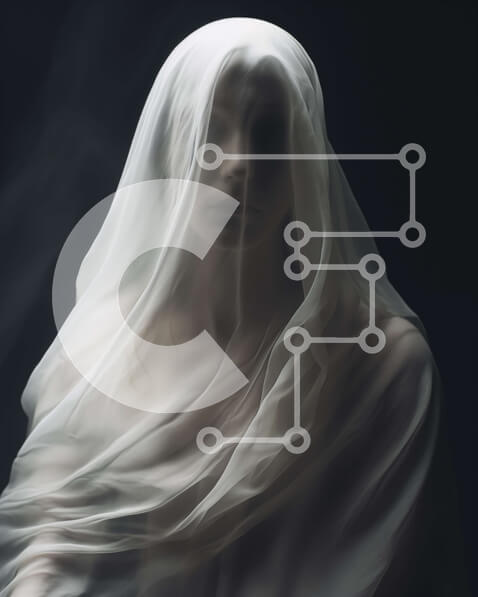 Intra Συλλεκτικό Ξύλινο Παζλ Plywood  4mm - Μυστηριώδης γυναίκα καλυμμένη με πέπλο Σε Ξύλινο Κουτί - Διαστάσεις Puzzle: 10x10 cm – 25 κομμάτια