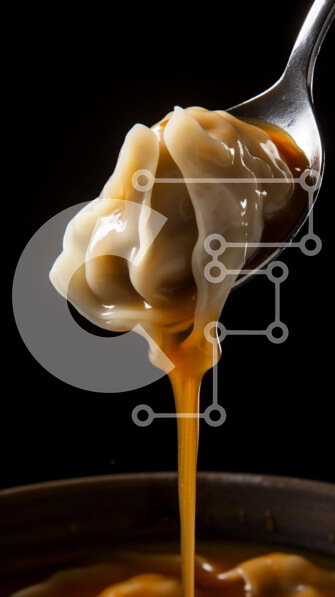 Intra Συλλεκτικό Ξύλινο Παζλ Plywood  4mm - Κουτάλι που στάζει με σάλτσα Σε Ξύλινο Κουτί - Διαστάσεις: 10x10 cm – 25 κομμάτια