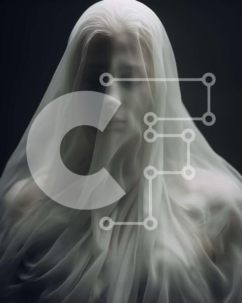 Intra Συλλεκτικό Ξύλινο Παζλ Plywood  4mm - Γυναίκα καλυμμένη στα λευκά, που ξεκουράζεται ή κοιμάται Σε Ξύλινο Κουτί - Διαστάσεις Puzzle: 10x10 cm – 25 κομμάτια