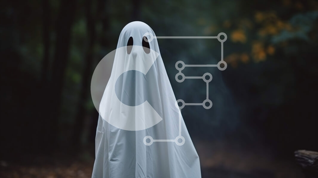 Intra Συλλεκτικό Ξύλινο Παζλ Plywood  4mm - Ghost in the Woods για Απόκριες ή γιορτές Σε Ξύλινο Κουτί - Διαστάσεις Puzzle: 10x10 cm – 25 κομμάτια