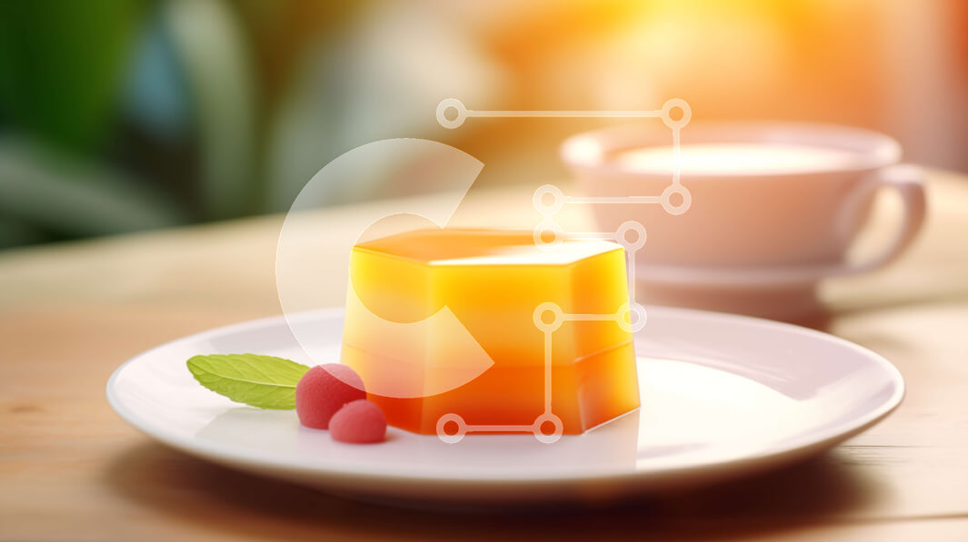 Σετ των 2 Intra Συλλεκτικό Ξύλινο Παζλ Plywood  4mm - Επιδόρπιο πορτοκάλι με καφέ Σε Ξύλινο Κουτί - Διαστάσεις: 10x10 cm – 25 κομμάτια