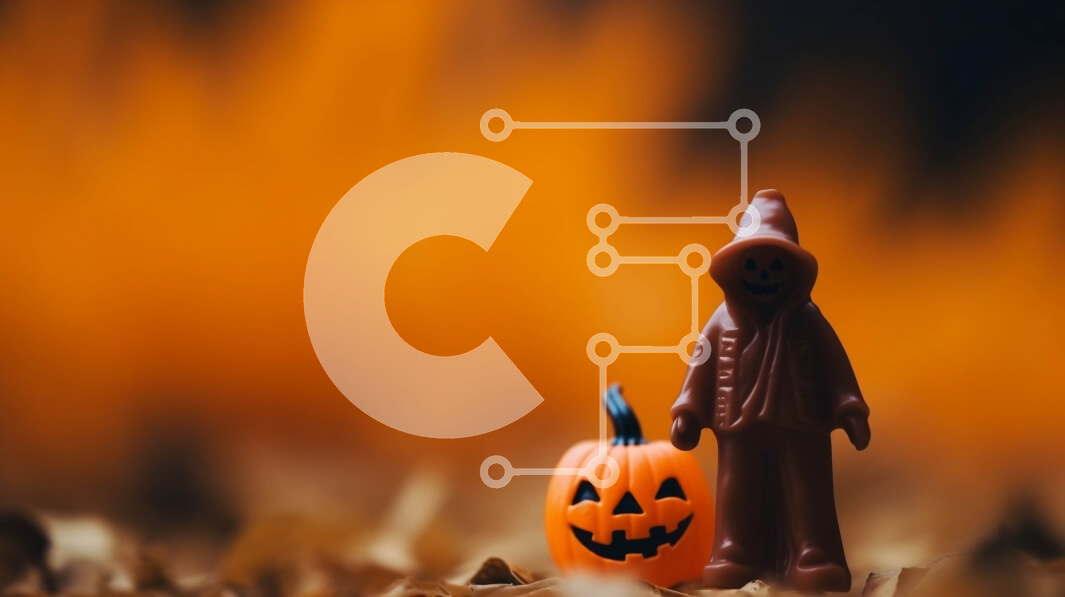 Intra Συλλεκτικό Ξύλινο Παζλ Plywood  4mm - Παιχνίδι κολοκύθας και φιγούρα Jack-o'-φαναριού σε φθινοπωρινό φόντο Σε Ξύλινο Κουτί - Διαστάσεις Puzzle: 10x10 cm – 25 κομμάτια