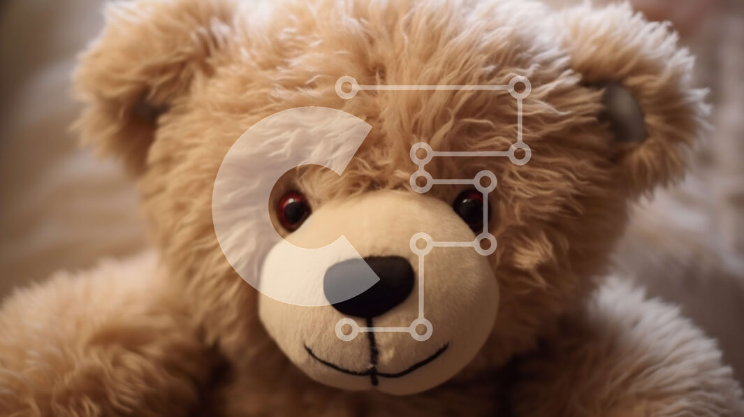 Intra Συλλεκτικό Ξύλινο Παζλ Plywood  4mm - Καφέ αρκουδάκι που κάθεται στο κρεβάτι ή στον καναπέ Σε Ξύλινο Κουτί - Διαστάσεις Puzzle: 10x10 cm – 25 κομμάτια