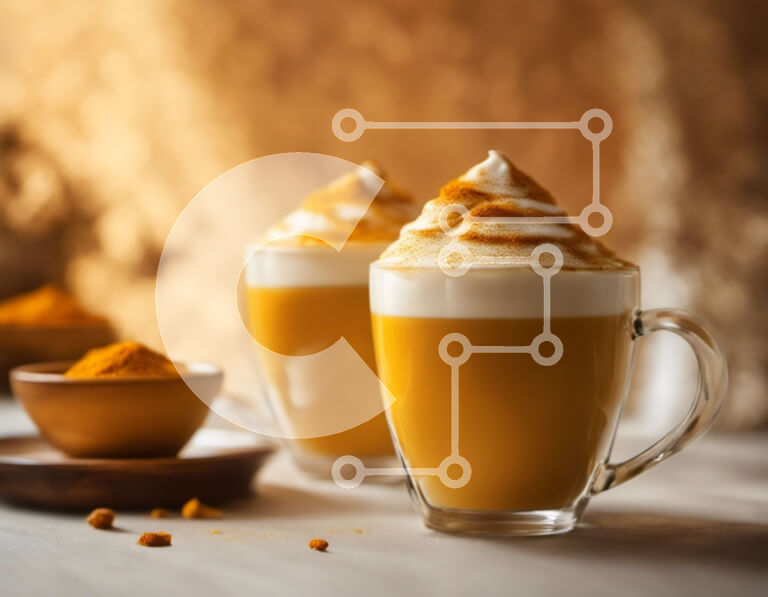 Σετ των 2 Intra Συλλεκτικό Ξύλινο Παζλ Plywood  4mm - Φλιτζάνια καφέ με σαντιγί και κανέλα σε ξύλινο τραπέζι Σε Ξύλινο Κουτί - Διαστάσεις: 10x10 cm – 25 κομμάτια