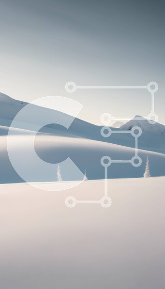 Σετ των 2 Intra Συλλεκτικό Ξύλινο Παζλ Plywood  4mm - Χιονισμένο τοπίο με δέντρα και βουνά Σε Ξύλινο Κουτί - Διαστάσεις: 10x10 cm – 25 κομμάτια