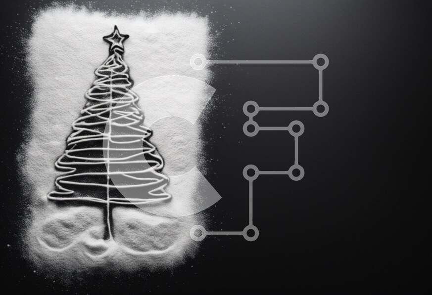 Intra Συλλεκτικό Ξύλινο Παζλ Plywood  4mm - Χιονισμένο στολίδι Χριστουγεννιάτικου Δέντρου Σε Ξύλινο Κουτί - Διαστάσεις: 10x10 cm – 25 κομμάτια