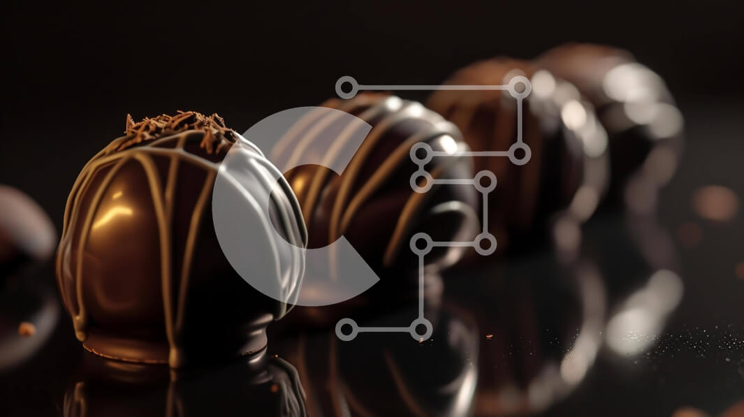 Σετ των 2 Intra Συλλεκτικό Ξύλινο Παζλ Plywood  4mm - Ποικιλία καραμέλες σοκολάτας Σε Ξύλινο Κουτί - Διαστάσεις: 10x10 cm – 25 κομμάτια