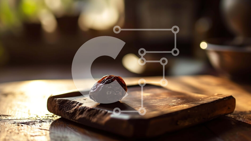 Σετ των 2 Intra Συλλεκτικό Ξύλινο Παζλ Plywood  4mm - Φρούτα σε ξύλινη σανίδα Σε Ξύλινο Κουτί - Διαστάσεις: 10x10 cm – 25 κομμάτια