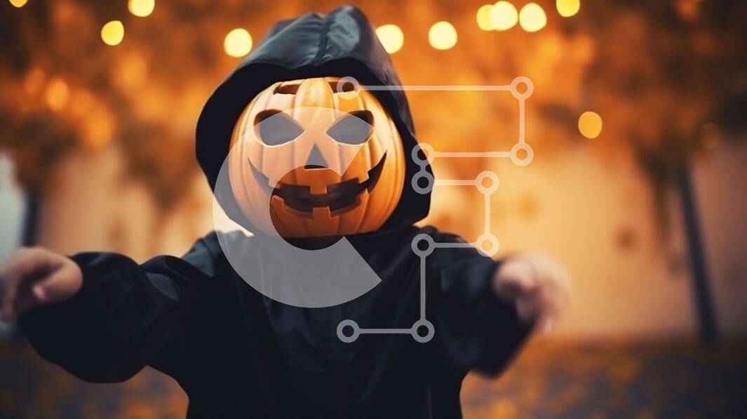 Intra Συλλεκτικό Ξύλινο Παζλ Plywood  4mm - Παιδί με αποκριάτικη στολή Σε Ξύλινο Κουτί - Διαστάσεις Puzzle: 10x10 cm – 25 κομμάτια