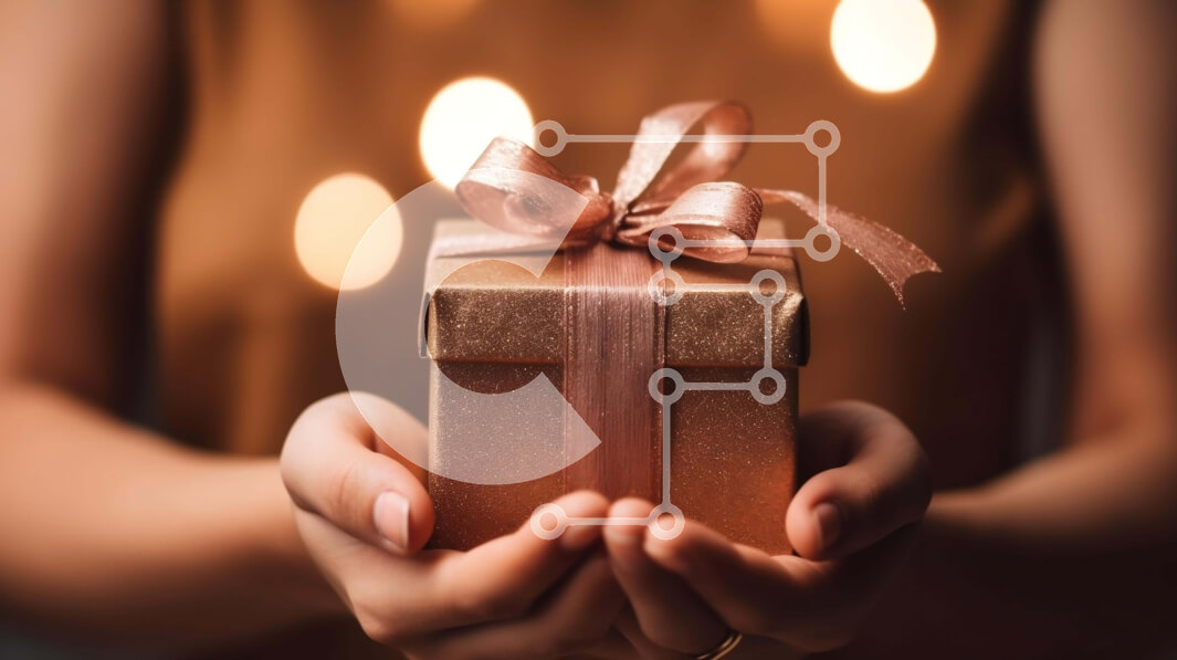 Intra Συλλεκτικό Ξύλινο Παζλ Plywood  4mm - Ενθουσιασμός και προσμονή για τη λήψη δώρων Σε Ξύλινο Κουτί - Διαστάσεις: 10x10 cm – 25 κομμάτια