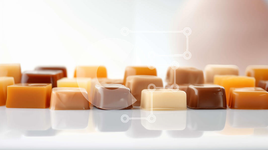 Σετ των 2 Intra Συλλεκτικό Ξύλινο Παζλ Plywood  4mm - Πολύχρωμοι κύβοι και αυγά σοκολάτας Σε Ξύλινο Κουτί - Διαστάσεις: 10x10 cm – 25 κομμάτια