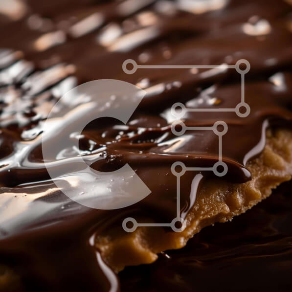 Σετ των 2 Intra Συλλεκτικό Ξύλινο Παζλ Plywood  4mm - Ντόνατ με σοκολάτα με φιστίκια Σε Ξύλινο Κουτί - Διαστάσεις: 10x10 cm – 25 κομμάτια