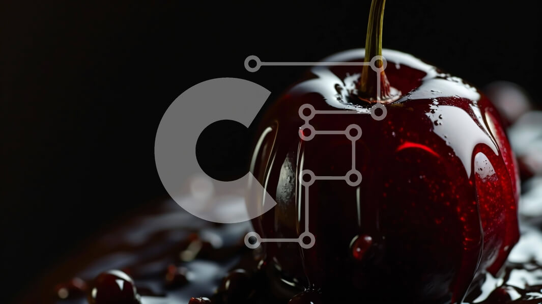 Σετ των 2 Intra Συλλεκτικό Ξύλινο Παζλ Plywood  4mm - Επιδόρπιο κερασιού με επικάλυψη σοκολάτας Σε Ξύλινο Κουτί - Διαστάσεις: 10x10 cm – 25 κομμάτια