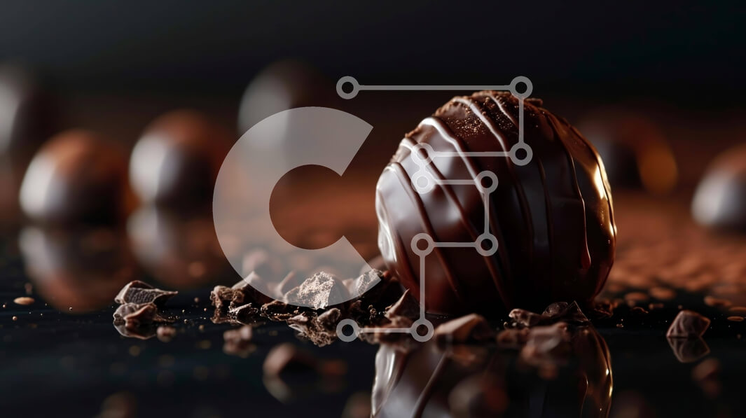 Σετ των 2 Intra Συλλεκτικό Ξύλινο Παζλ Plywood  4mm - Σοκολατένιο αυγό με σοκολάτες γύρω Σε Ξύλινο Κουτί - Διαστάσεις: 10x10 cm – 25 κομμάτια