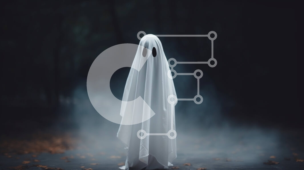 Intra Συλλεκτικό Ξύλινο Παζλ Plywood  4mm - Φάντασμα ντυμένο στα λευκά στέκεται στο δάσος Σε Ξύλινο Κουτί - Διαστάσεις: 10x10 cm – 25 κομμάτια