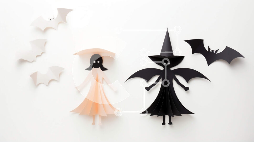 Intra Συλλεκτικό Ξύλινο Παζλ Plywood  4mm - Χάρτινες κούκλες αποκριών σε άσπρο φόντο Σε Ξύλινο Κουτί - Διαστάσεις Puzzle: 10x10 cm – 25 κομμάτια