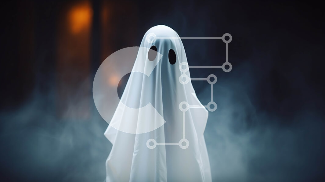 Intra Συλλεκτικό Ξύλινο Παζλ Plywood  4mm - Κοστούμι απόκοσμο φάντασμα στο σκοτάδι Σε Ξύλινο Κουτί - Διαστάσεις: 10x10 cm – 25 κομμάτια