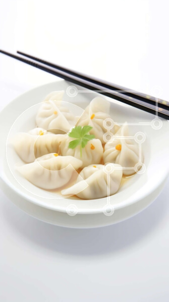 Intra Συλλεκτικό Ξύλινο Παζλ Plywood  4mm - Νόστιμα ζυμαρικά με σάλτσα και ξυλάκια σε λευκό πιάτο Σε Ξύλινο Κουτί - Διαστάσεις: 10x10 cm – 25 κομμάτια