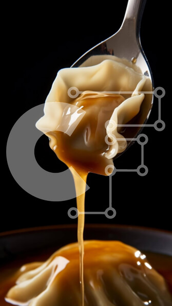 Intra Συλλεκτικό Ξύλινο Παζλ Plywood  4mm - Σάλτσα με κουτάλι στα ζυμαρικά Σε Ξύλινο Κουτί - Διαστάσεις: 10x10 cm – 25 κομμάτια