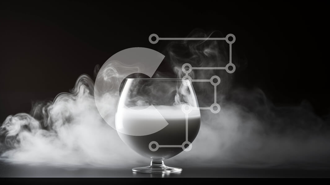 Σετ των 2 Intra Συλλεκτικό Ξύλινο Παζλ Plywood  4mm - Ποτήρι γάλα με καπνό και ατμό Σε Ξύλινο Κουτί - Διαστάσεις: 10x10 cm – 25 κομμάτια