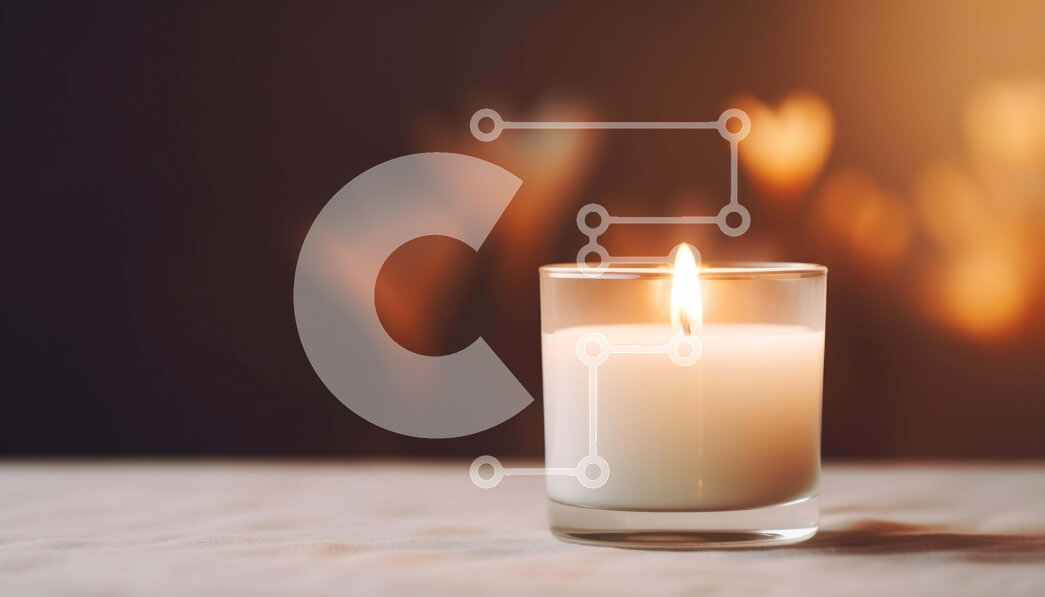 Intra Συλλεκτικό Ξύλινο Παζλ Plywood  4mm - Μονό Αναμμένο Κερί για Ειρήνη και Γαλήνη Σε Ξύλινο Κουτί - Διαστάσεις Puzzle: 10x10 cm – 25 κομμάτια