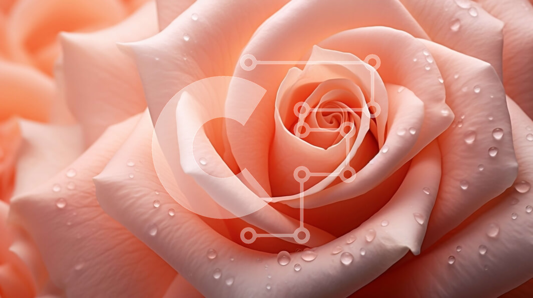 Intra Συλλεκτικό Ξύλινο Παζλ Plywood  4mm - Όμορφη κοντινή λήψη ενός ροζ τριαντάφυλλου με σταγονίδια νερού Σε Ξύλινο Κουτί - Διαστάσεις: 10x10 cm – 25 κομμάτια