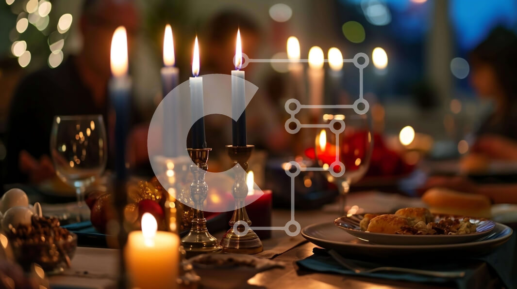 Intra Συλλεκτικό Ξύλινο Παζλ Plywood  4mm - Εορταστική τραπεζαρία με κεριά και κόσμο Σε Ξύλινο Κουτί - Διαστάσεις Puzzle: 10x10 cm – 25 κομμάτια