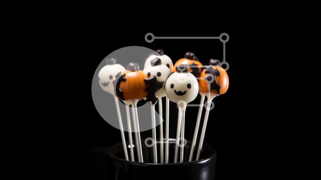 Σετ των 2 Intra Συλλεκτικό Ξύλινο Παζλ Plywood  4mm - Σοκολατένια λαχανικά με θέμα το Halloween με διακοσμήσεις κολοκύθας και φαντάσματα Σε Ξύλινο Κουτί - Διαστάσεις: 10x10 cm – 25 κομμάτια