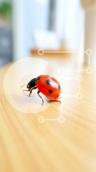 Σετ των 2 Intra Συλλεκτικό Ξύλινο Παζλ Plywood  4mm - Πασχαλίτσα σε ξύλινο τραπέζι Σε Ξύλινο Κουτί - Διαστάσεις: 10x10 cm – 25 κομμάτια