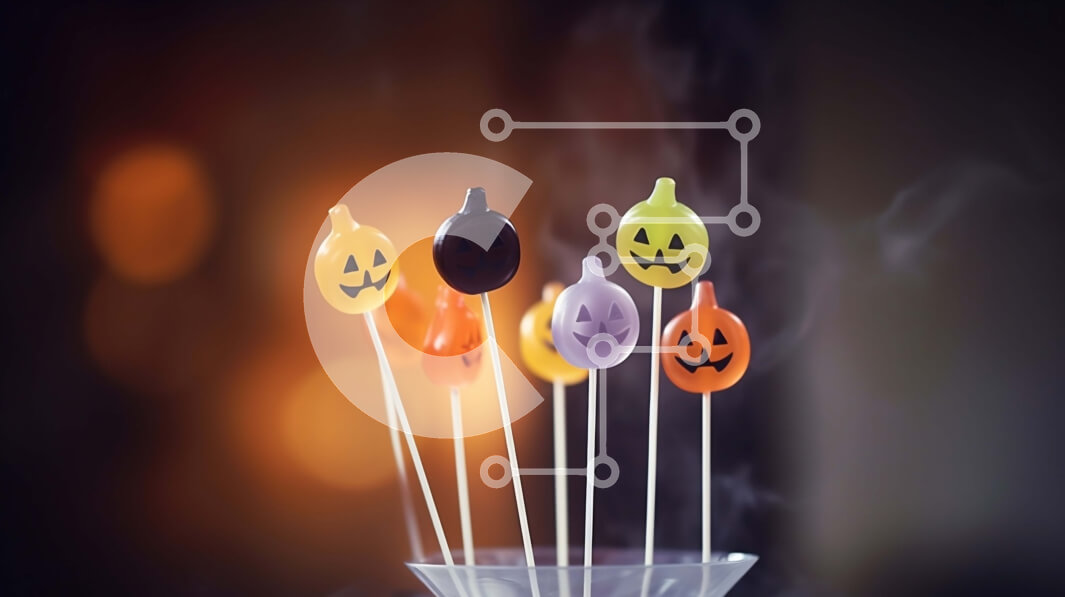 Intra Συλλεκτικό Ξύλινο Παζλ Plywood  4mm - Γλειφιτζούρια με κολοκύθα και φανάρι σε γυάλινο μπολ Σε Ξύλινο Κουτί - Διαστάσεις: 10x10 cm – 25 κομμάτια