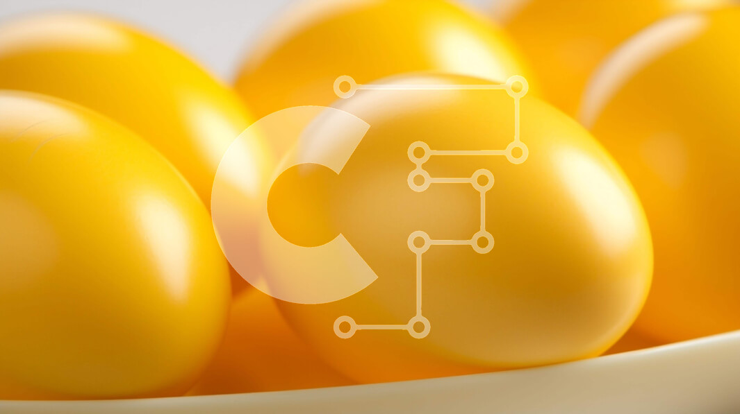 Intra Συλλεκτικό Ξύλινο Παζλ Plywood  4mm - Κίτρινα Πασχαλινά αυγά σε λευκό μπολ Σε Ξύλινο Κουτί - Διαστάσεις: 10x10 cm – 25 κομμάτια