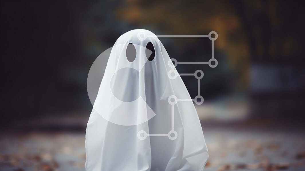 Intra Συλλεκτικό Ξύλινο Παζλ Plywood  4mm - Μυστηριώδες φάντασμα με κρυμμένο πρόσωπο μπροστά από φύλλα Σε Ξύλινο Κουτί - Διαστάσεις Puzzle: 10x10 cm – 25 κομμάτια