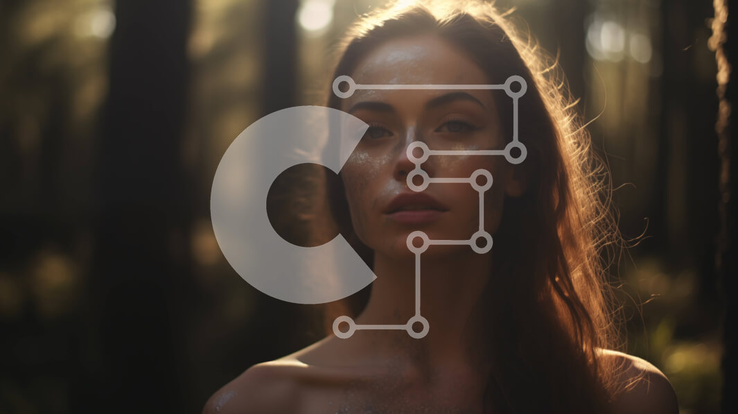 Intra Συλλεκτικό Ξύλινο Παζλ Plywood  4mm - Γυναίκα στο δάσος με ηλιόλουστο πρόσωπο Σε Ξύλινο Κουτί - Διαστάσεις: 10x10 cm – 25 κομμάτια