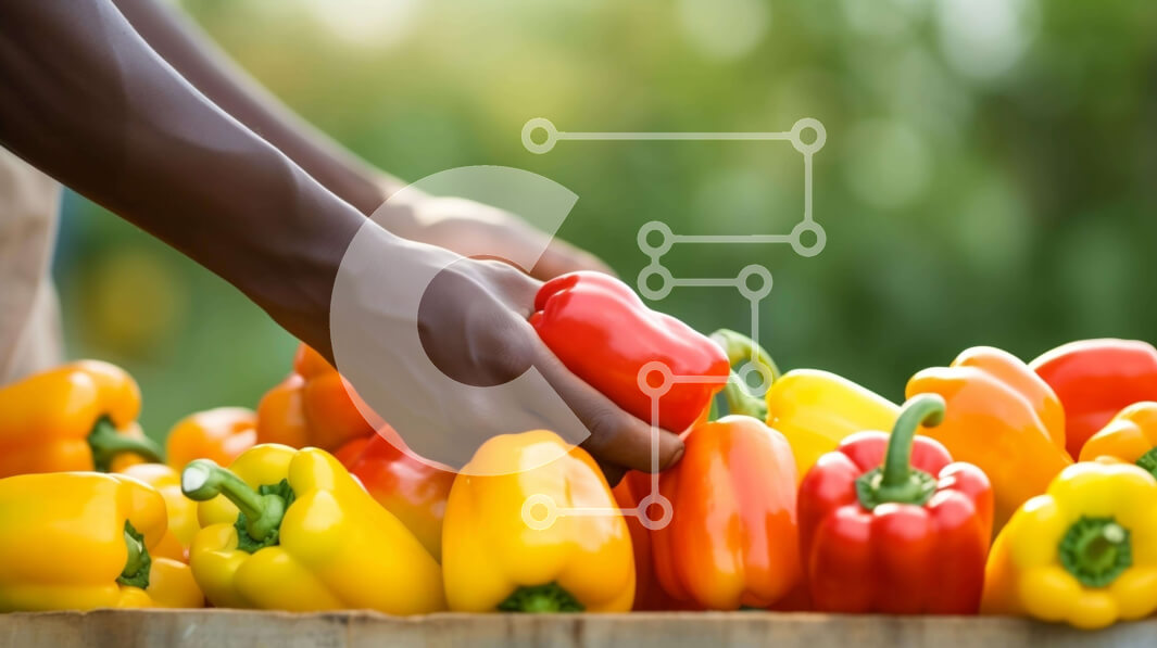 Σετ των 2 Intra Συλλεκτικό Ξύλινο Παζλ Plywood  4mm - Πολύχρωμες πιπεριές  Σε Ξύλινο Κουτί Σε Ξύλινο Κουτί - Διαστάσεις: 10x10 cm – 25 κομμάτια