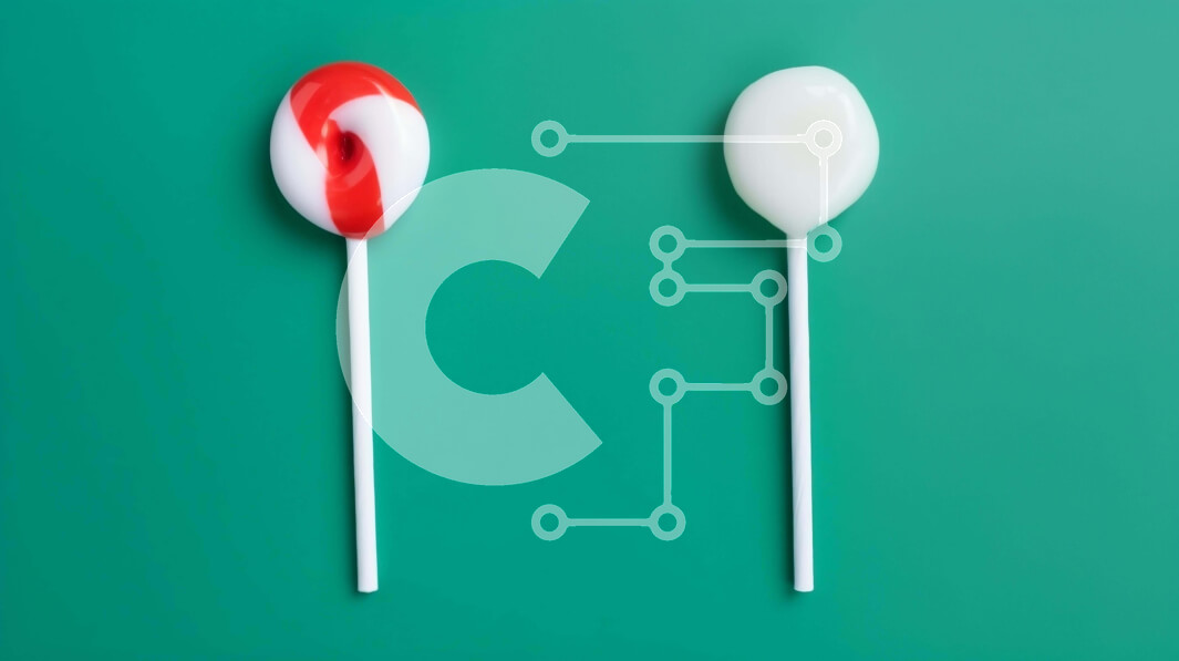 Σετ των 2 Intra Συλλεκτικό Ξύλινο Παζλ Plywood  4mm - Δύο γλειφιτζούρια σε πράσινο φόντο με λευκό και κόκκινο πάγωμα Σε Ξύλινο Κουτί - Διαστάσεις: 10x10 cm – 25 κομμάτια