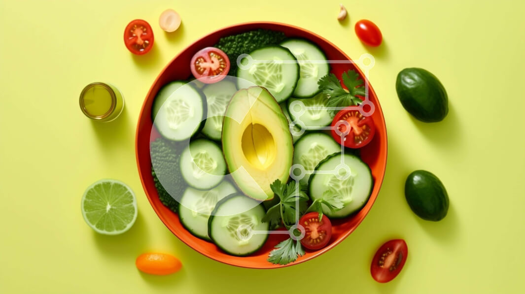 Σετ των 2 Intra Συλλεκτικό Ξύλινο Παζλ Plywood  4mm - Μπολ με φρέσκα λαχανικά - υγιεινό και νόστιμο Σε Ξύλινο Κουτί - Διαστάσεις: 10x10 cm – 25 κομμάτια