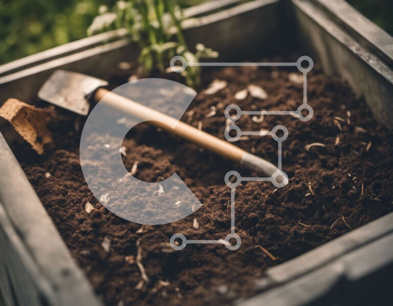 Intra Συλλεκτικό Ξύλινο Παζλ Plywood  4mm - Ξύλινο Φτυάρι για Κηπουρική Σε Ξύλινο Κουτί - Διαστάσεις: 10x10 cm – 25 κομμάτια