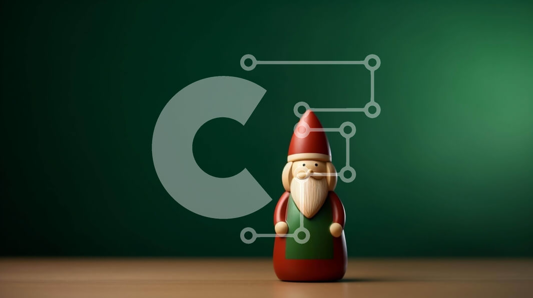 Intra Συλλεκτικό Ξύλινο Παζλ Plywood  4mm - Ξύλινο ειδώλιο καλικάντζαρο σε σκούρο πράσινο φόντο Σε Ξύλινο Κουτί - Διαστάσεις: 10x10 cm – 25 κομμάτια