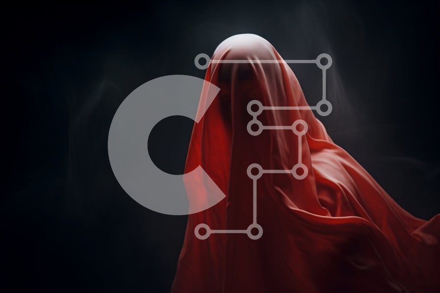 Intra Συλλεκτικό Ξύλινο Παζλ Plywood  4mm - Κοκκινοντυμένη Φιγούρα στο σκοτάδι με τον καπνό Σε Ξύλινο Κουτί - Διαστάσεις Puzzle: 10x10 cm – 25 κομμάτια