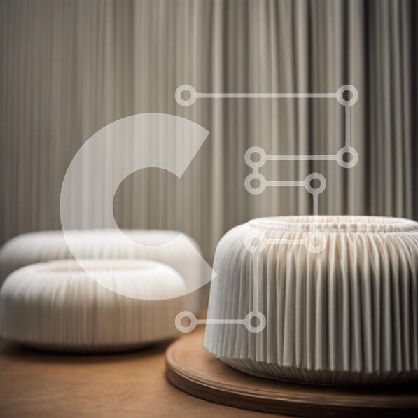 Intra Συλλεκτικό Ξύλινο Παζλ Plywood  4mm - Βάζα από λευκό χαρτί σε ξύλινο τραπέζι Σε Ξύλινο Κουτί - Διαστάσεις Puzzle: 10x10 cm – 25 κομμάτια