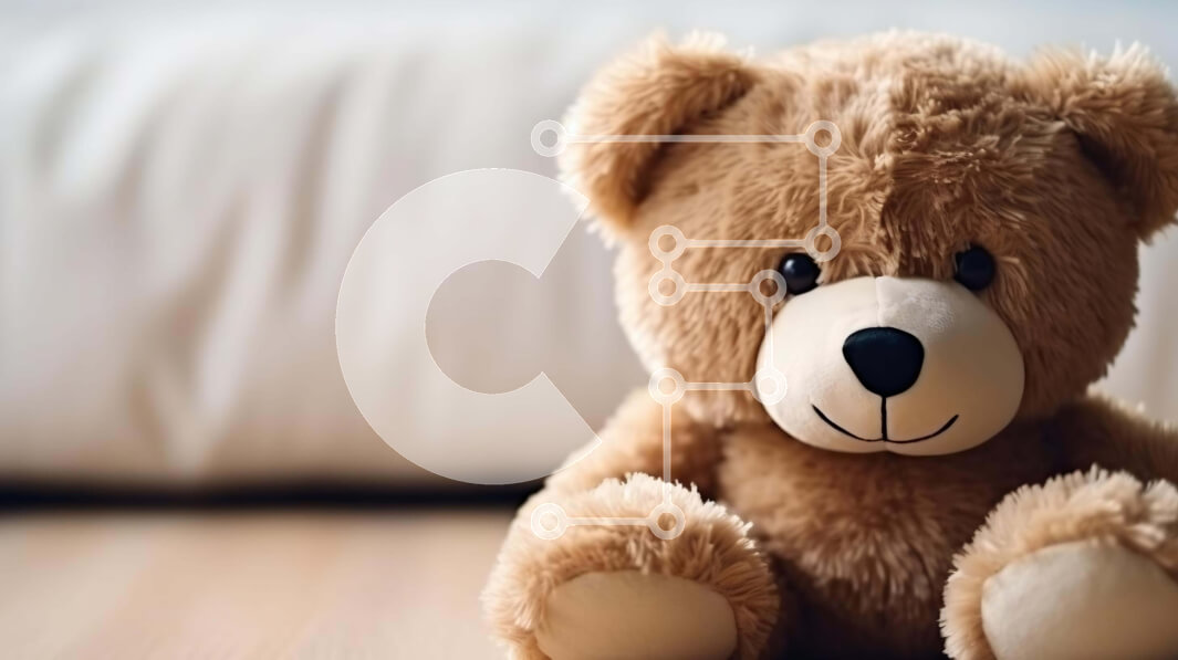 Intra Συλλεκτικό Ξύλινο Παζλ Plywood  4mm - Καλοδιατηρημένο καφέ αρκουδάκι που κάθεται στο πάτωμα Σε Ξύλινο Κουτί - Διαστάσεις: 10x10 cm – 25 κομμάτια