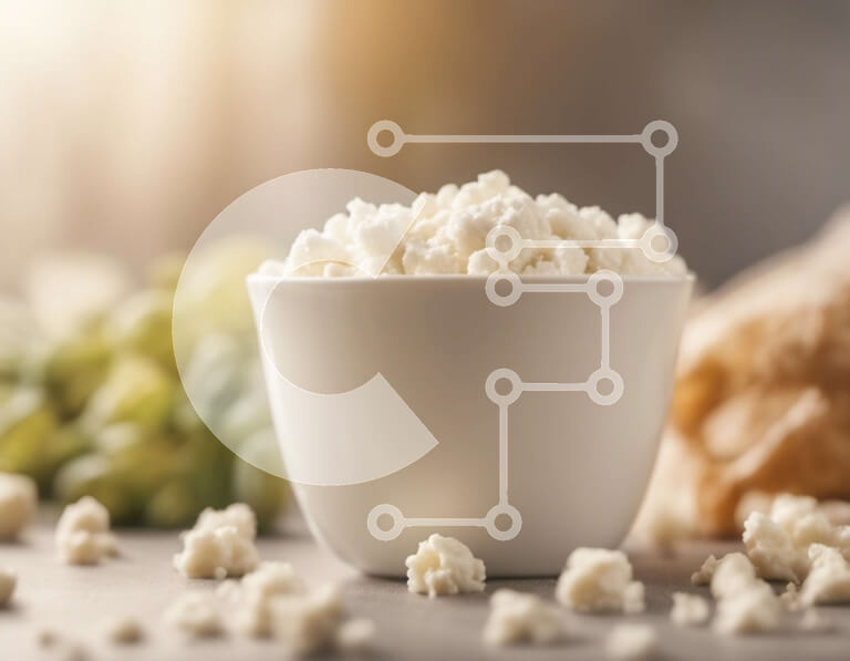 Σετ των 2 Intra Συλλεκτικό Ξύλινο Παζλ Plywood  4mm - Τυρί με σταφύλια και ψωμί σε σκοτεινή επιφάνεια Σε Ξύλινο Κουτί - Διαστάσεις: 10x10 cm – 25 κομμάτια