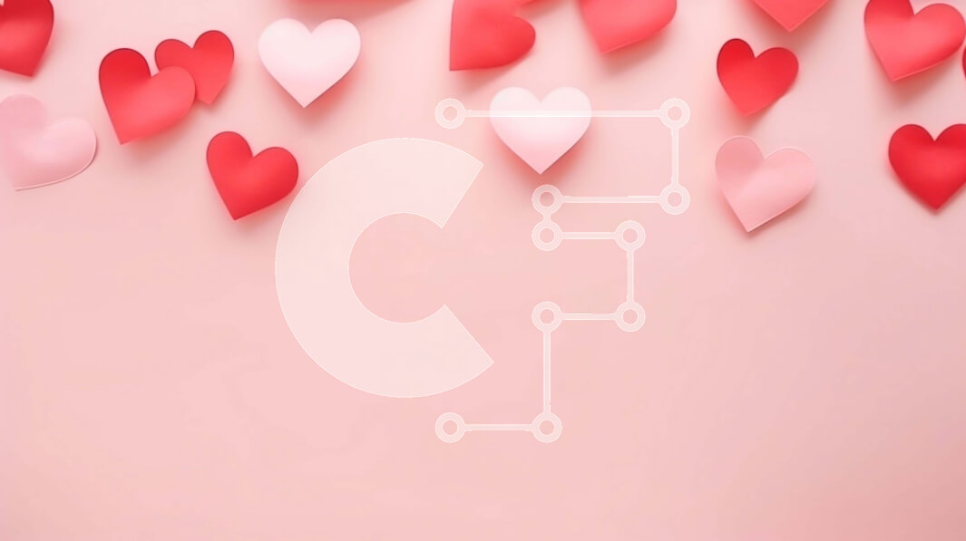 Intra Συλλεκτικό Ξύλινο Παζλ Plywood  4mm - Ημέρα του Αγίου Βαλεντίνου ροζ φόντο με αιωρούμενες καρδιές Σε Ξύλινο Κουτί - Διαστάσεις Puzzle: 10x10 cm – 25 κομμάτια