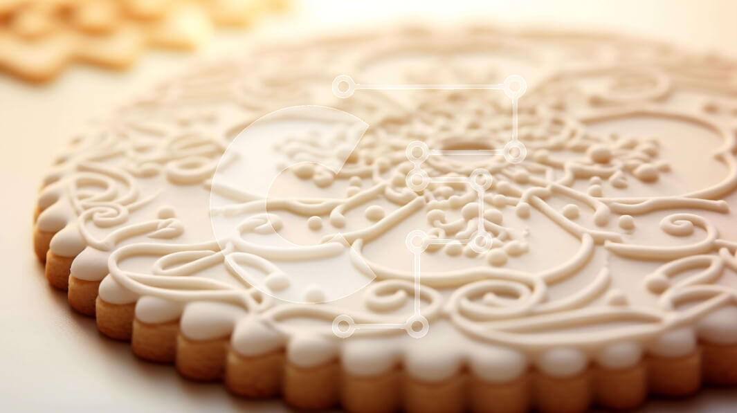 Σετ των 2 Intra Συλλεκτικό Ξύλινο Παζλ Plywood  4mm - Διακοσμημένο μπισκότο στο τραπέζι Σε Ξύλινο Κουτί - Διαστάσεις: 10x10 cm – 25 κομμάτια